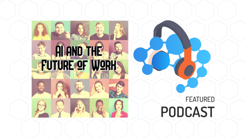 AI and the future of work podcast cover